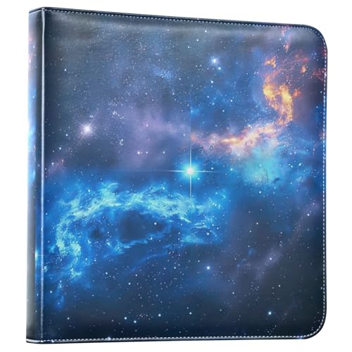Álbum de Fotos Autoadhesivo DIY, Álbum de Recortes con Anillas de 3 Argollas, Libro de Fotos Galaxy Soñador, 40 Páginas, Tamaño 8x10 para Guardar Recuerdos miniatura 1
