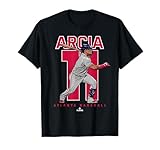 Number and Portrait Orlando Arcia Atlanta T-Shirt