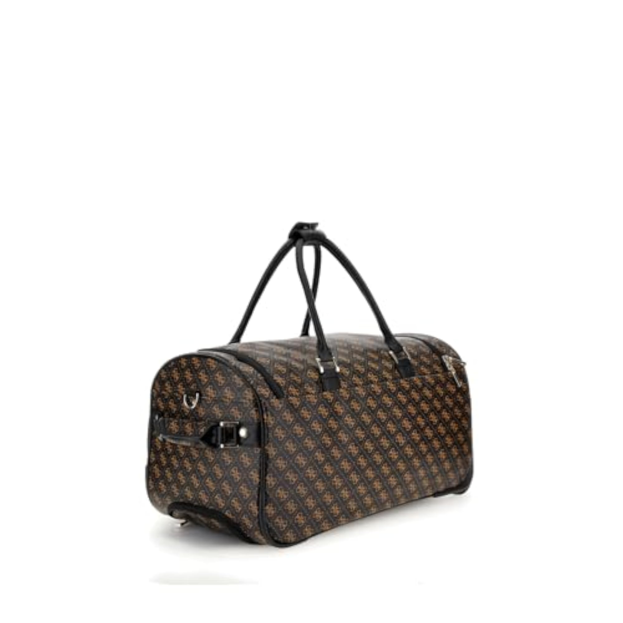 Printed Brown Women Duffel Bag