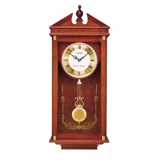 SEIKO Regal Oak Wall Clock with Pendulum