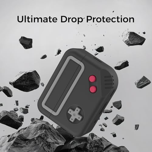 Image of TRONWIN for AirPods Pro 3 Case - 2025 Silicone Game Console Design Case for Apple AirPods Pro 3rd Generation, Cute Airpod Pro 3 Cover for Men /Women (Black)