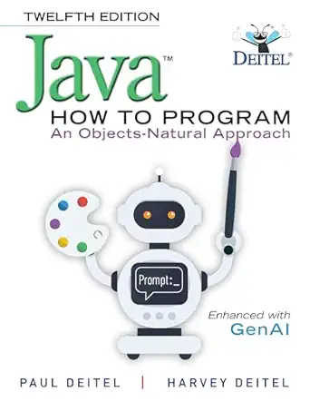 Java How to Program: An Objects-Natural Approach, 12th Edition - Instructor Resources (Instructor's Solutions Manual + Test Bank + PowerPoint Presentations) - img