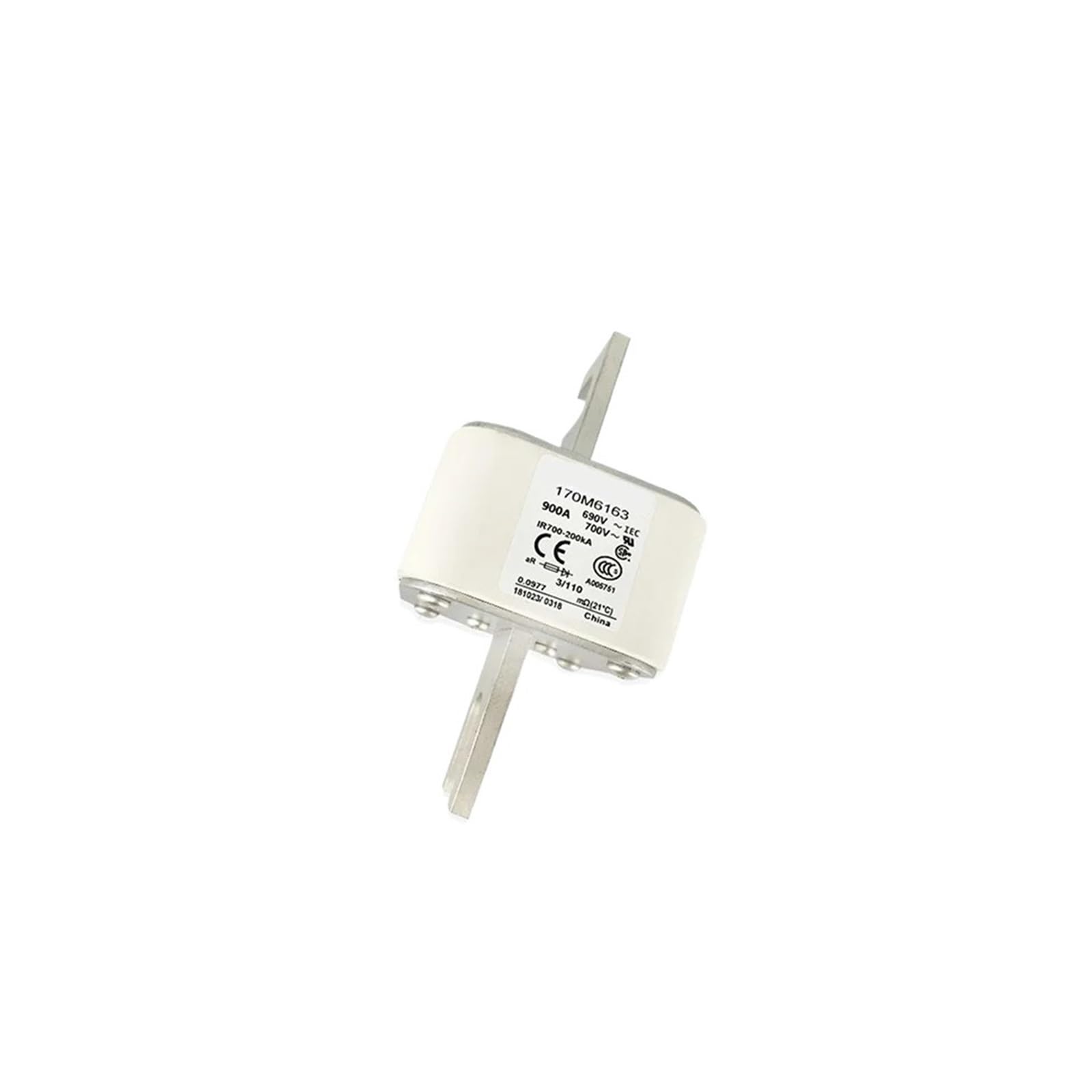 Fusible 170m6163 haute tension pour armoire électrique et composants