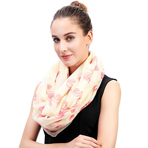 Squirrel Animal Print Women's Infinity Scarf Lightweight2