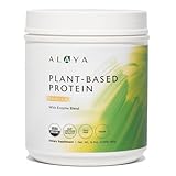 Alaya Naturals Organic Plant Based Protein Powder - Vegan Protein Powder with Pea Protein, Hemp Protein, & Spirulina - Non-GMO, USDA Organic, Vanilla