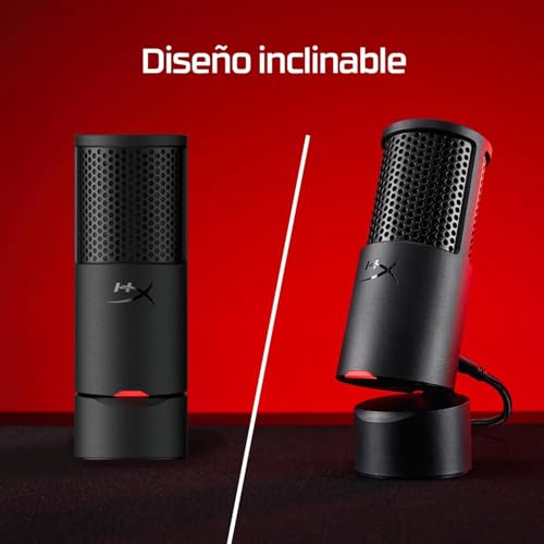 Miniatura 5 de HyperX Solocast 2 - Micrófono Condensador USB patrón cardioide, Juegos, Streaming, podcasts, PC, Twitch, Youtube, Discord, Negro