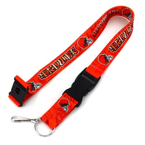 aminco NFL Cleveland Browns Graffiti Lanyard