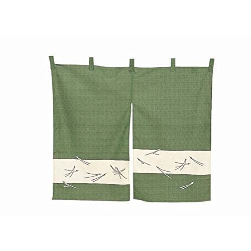 遠藤商事 半間のれん 松葉ちらし 118-03 松葉 TNLQ201