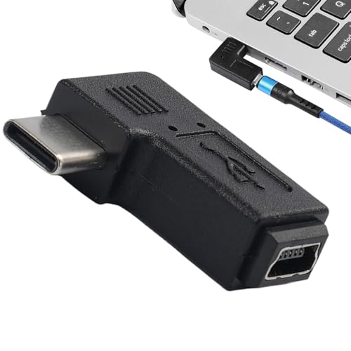 Bild: -Adapter | rechtwinkliger Adapter f�r Daten�bertragung, 5-poliger USB-Buchse, f�r Ladeger�t, f�r Laptop, Computer, Monitor, Handy, Tablet, Kamera, GPS f�r 3,92 EUR bei amazon.de