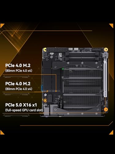 Image of MINISFORUM Motherboard BD895i SE Mini ITX NAS Motherboard, AMD Ryzen 9 8945HX,16 C /32 T,PCIe 5.0 x16 Slot, Dual PCIe4.0 M.2 Support, DDR5,8K Triple Output(HDMI /DP /USB-C), RJ45 2.5G, USB 3.2