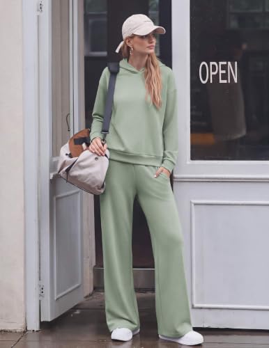 Ekouaer 2 Piece Sets for Women Matching Lounge Sets Sweatsuits Hoodie - image 5