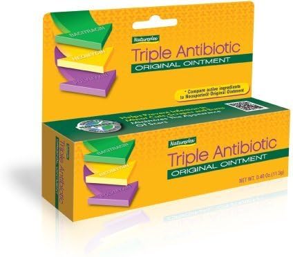 Triple Antibiotic Original Ointment 0.33 Ounce Tube (2 Packs) by Natureplex
