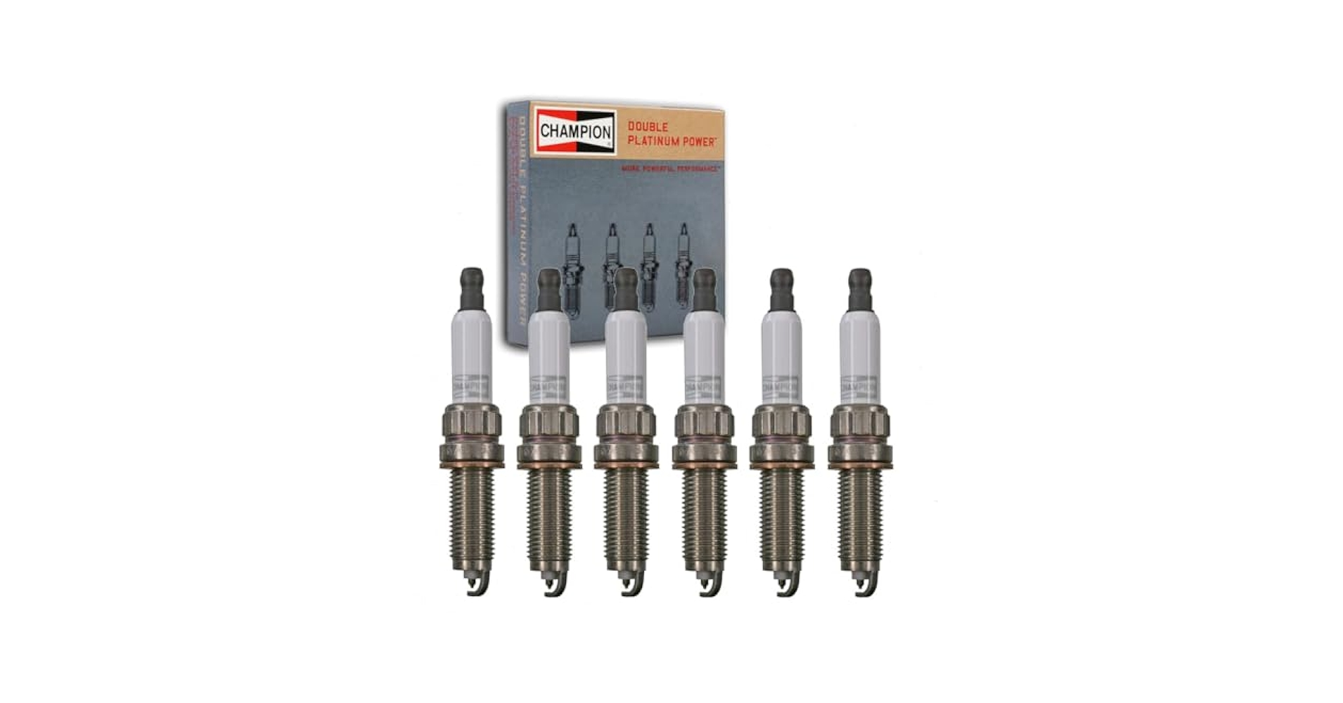 Amazon.com: 6 pc Champion Double Platinum Spark Plugs