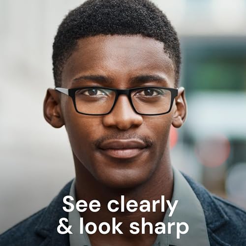 Image of IBOANN Reading Glasses for Men Readers Mens Stylish Blue Light Blocking Computer Eyeglasses
