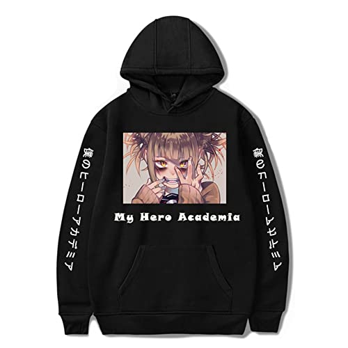 Jaycheen My Hero Academia Hoodie Toga Himiko Anime Cosplay Kostüm 3D gedruckte Pullover Hoodies MHA Sweatshirt Geschenke für Jungen Mädchen Cover