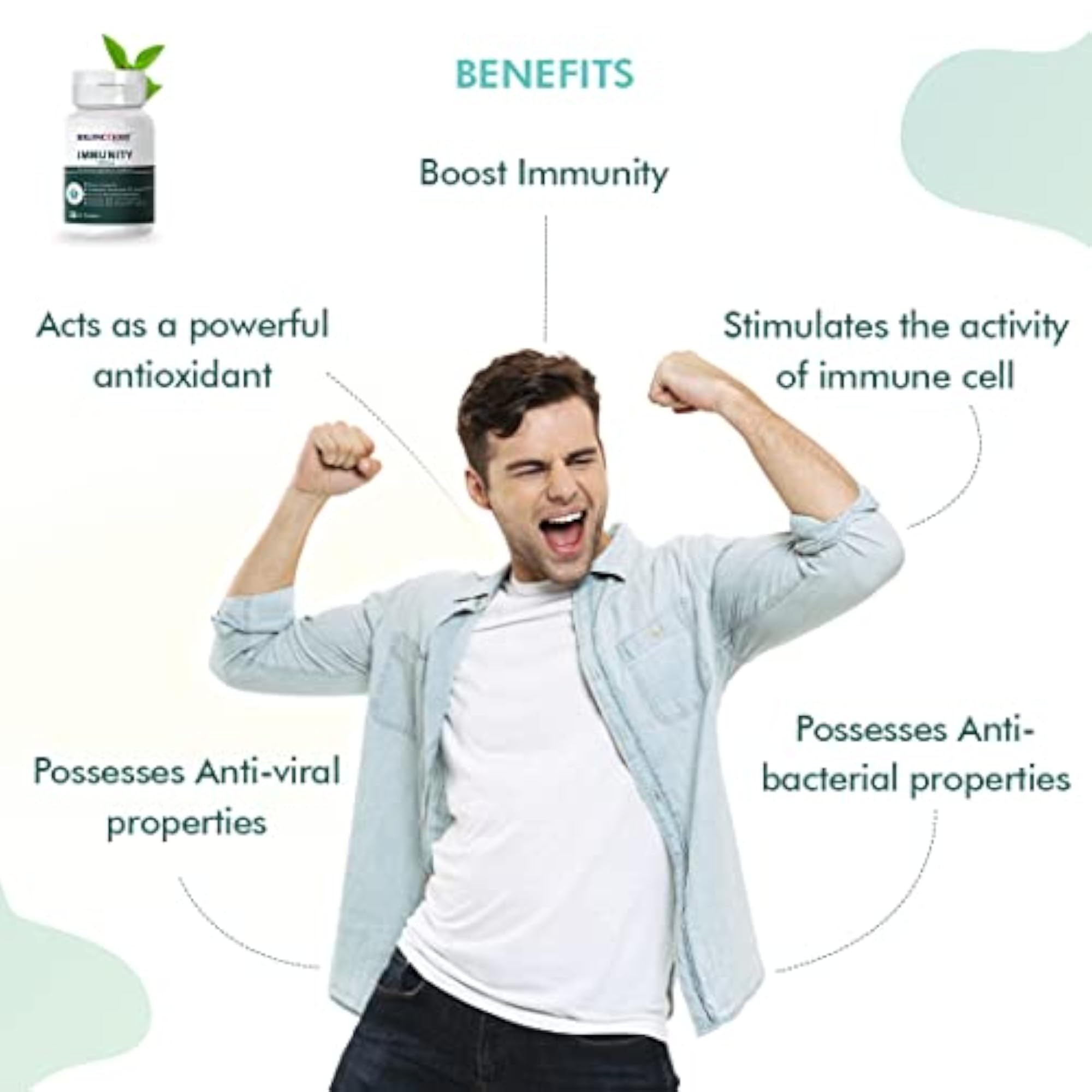 Balancekart Immunity Booster, 1000MG Tablets, 60 Veg. Tablets
