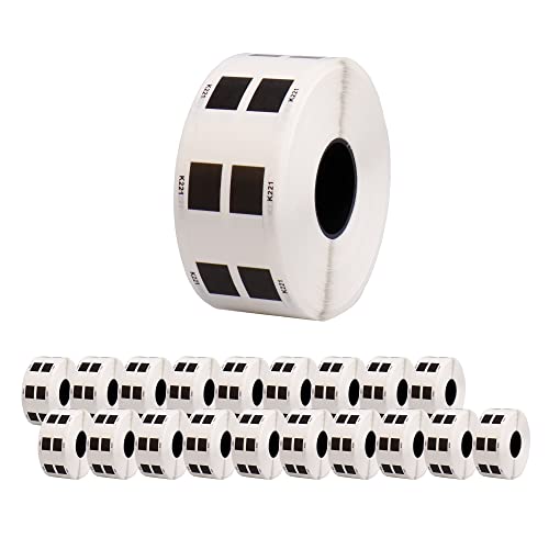 �y�G�R�X���z�u���U�[�p �H�i�\���p���x�� DK-1221�y��23mm×����23mm : 1,000��/���z�݊����x�� 20�Z�b�g QL-550 QL-580N QL-650TD QL-700 QL-720NW QL-800 QL-820NWB QL-10