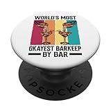 Photo Gallery world s most okayest barkeep by bar - funny bartender popsockets popgrip intercambiabile Photo Gallery world s most okayest barkeep by bar - funny bartender popsockets popgrip intercambiabile