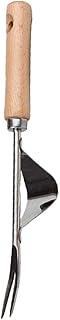 TEHAUX Extrator de garfo de ervas daninhas, extrator manual de aço inoxidável, ferramenta de colheita de ervas daninhas