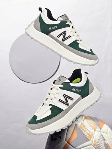 Image of CHICAGO-01 Stylish Casual Mid Top Sneaker and Trendy Shoes with Laces for Men & Boys, Perfect, College, Parties and Outings, Lightweight, Comfortable, and Durable for All-Day Use