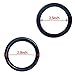 UCEDER 2 Pack Spa Hot Tub Heater Split Nut Unions with Screw, 2 pcs Heater Gasket/O-Rings,(Actual Size 3 Inch,Suitable for 2 Inch Heater Assemblies)