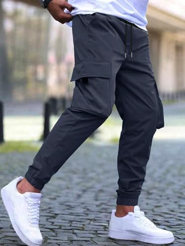 Image of TAGDO Solid Cargo Pant for Men (Pant-5157)