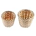 KLFD Cestino per Il Pane Vassoio da Picnic Snack Fatto A Mano Ciotola per La Frutta Cesto Piccolo Finitura per Il Desktop Stoccaggio Domestico Prodotti per La Tessitura in bambù Organizer,2pcs