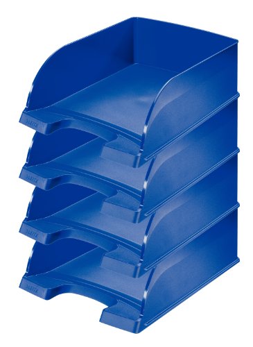 Leitz Plus Jumbo Letter Tray Wheelbarrow - Set Of 4 Height 103 Mm Black - View #3