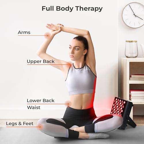 LifePro-Red-Light-Therapy-for-Body-face-Near-Infrared-Light-Therapy-for-Body-Pain-Relief-Inflammation-Skin-Health-Medical-Grade-60-LEDs-to-Improve-Circulation-Red-Light-Therapy-Panel-Device