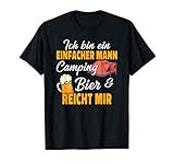 Herren Campen Bier Spruch Frankreich Kroatien Campingzelt Bierkrug T-Shirt