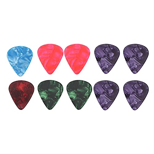 Ensemble de 1 glissière en verre, 1 glissière en acier, 10 médiators avec boîte de rangement - Les Beatles, Paul McCartney, John Lennon, RIngo Starr, George Harrison Ensemble de 1 glissière en verre, 1 glissière en acier, 10 médiators avec boîte de rangement – Image 4