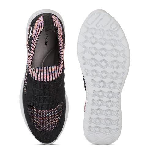 Image of Marc Loire Women's Lightweight Athleisure Knitted Active Wear Slip-On Sneaker Shoes for Sports, Athletics and Walking