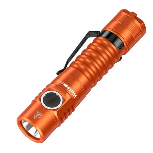 Image of Wurkkos FC11C Led Flashlight Rechargeable High Lumen 1200 | 90 High CRI Small Flashlight, Super Bright EDC Flashlight IP68 Waterproof, 155Meters, Magnetic Flash Light for Home (5000K)