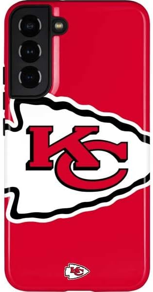 Skinit Pro Phone Case Compatible with Galaxy S22 Plus - Officially Licensed NFL Kansas City Chiefs Large Logo Design
