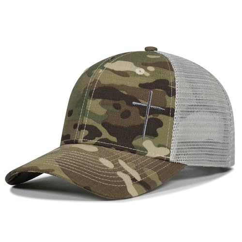 Image of Christian Hats for Men Women,Jesus Cross Hat Religious Best Gifts for Birthday /Christmas