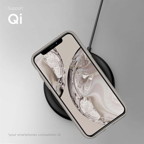 Coque silicone iPhone XR Oneflow protection premium taupe mat - 5