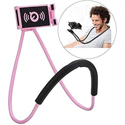 Soporte Para Colgar El Movil Del Cuello Glodenbridge - Soporte flexible para teléfono móvil para colgar del cuello, soporte para alargar el brazo, para dispositivos móviles de 3,5 a 6,5 pulgadas