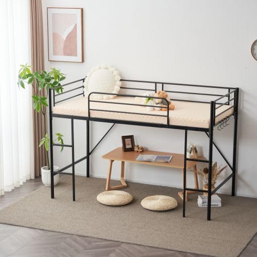 Amazon｜オーエスジェイ(OSJ) ロフトベッド パイプベッド サイド棚付き  