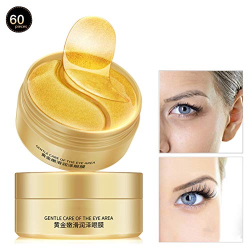60 stks Gold Eye Pads Cooling Eye Pads Puffy Eye Under Eye Collageen Gel Pads Oog Patches Skincare Eye Rimpel Patches… - Afbeelding 5