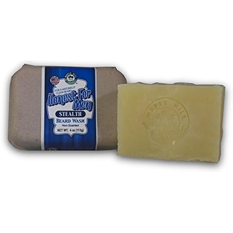Honest For Men Stealth Beard Wash - 100% All Natural Ingredients - Best Beard Shampoo and Conditioner for a Healthy Beard - Hand Crafted in U.S.A. Cover