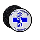 Copytec Patch Rettungsassistent Tactical Sanitäter Polizei Blue Line Mediziner #33287