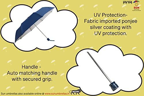 Image of Sun Umbrella S-Series, 3 Fold, UV Protective, Compact and Light weight