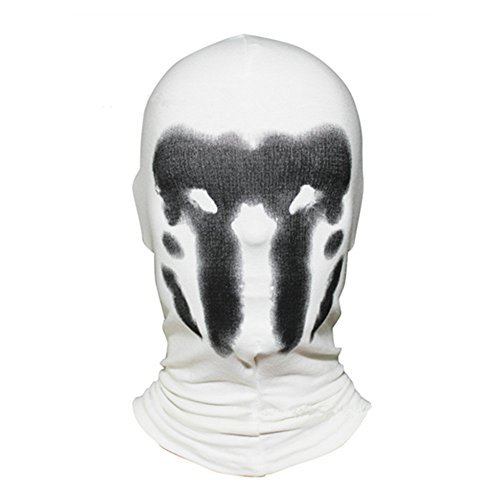 Smoon Cosplay Watchmen Rorschach Newly White Mask for Halloween