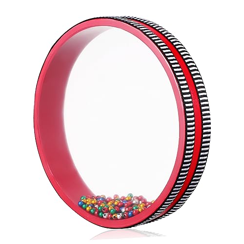 CIMAXIC for Adults Boys and Girls Wave Bead Hand Drum Boys and Girls Educational Musical Instrument