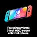 Nintendo Switch (OLED Model) - Neon Blue/Neon Red (Renewed)
