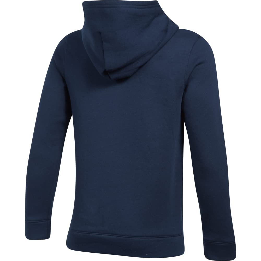 Under Armour Chłopięca bluza polarowa z kapturem, Granatowy (Midnight Navy) / biały, X-Large / 18-20 Big Kids