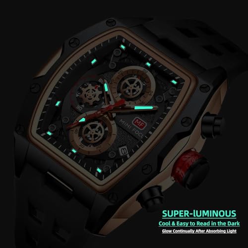 Image of MF MINI FOCUS Men's Watch Analog Wrist Watchh for Men with Chronograph,Ideal for Sports Enthusiasts and Daily Wear