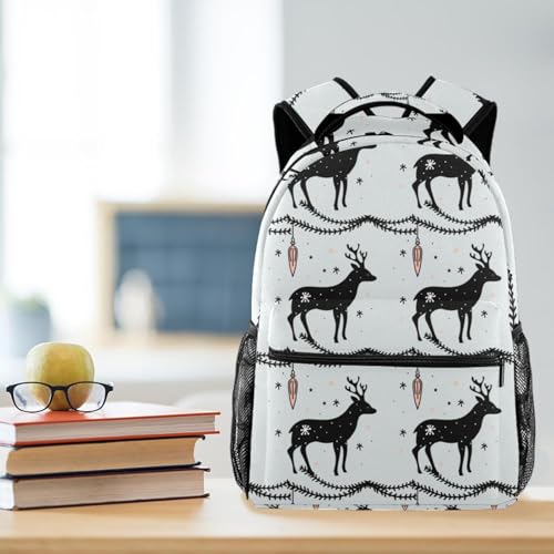 Sac à dos de lycée grand volume avec compartiment ordinateur ergonomique - 5