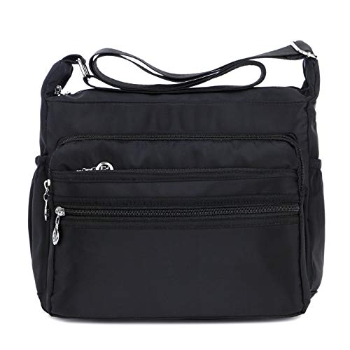 LIGSIA Shoulder Bag, Women's, Cross-Body Bag, Adult, Elegant, Lightweight, Men's, Lightweight, Water Repellent, Nylon, Small, Multiple Storage, Bicycle, Travel, Commuting to Work or School, Many : Clo