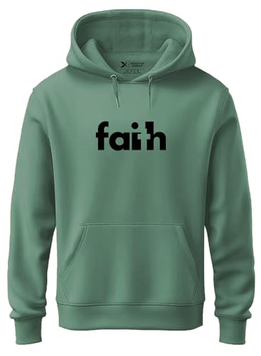 Image of XENOVAURBAN Hoodie for Men /Women | Unisex fit Cotton Fleece Hooded Sweatshirt - Faith